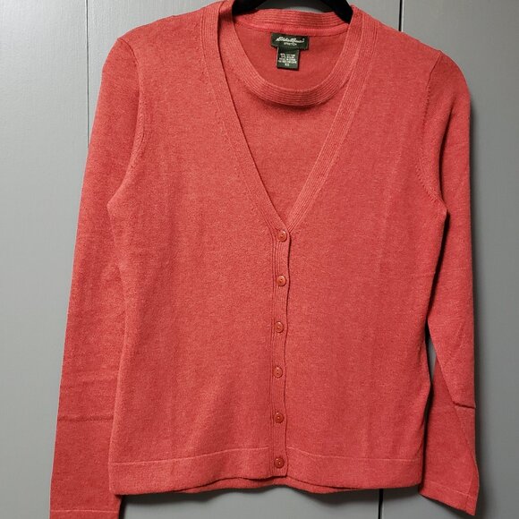 Eddie Bauer Cardigan & Tank Sweater Set - Picture 1 of 7